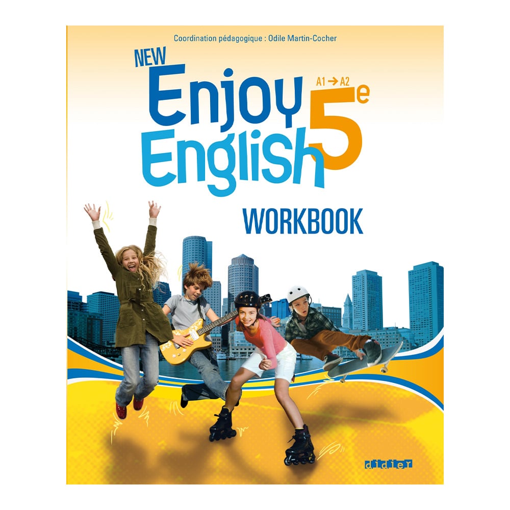 Workbook New Enjoy English 5e niveau A1-A2 : Chez Rentreediscount Le ...